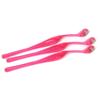 LOSA Set Of 3PCS Stainless Steel Eyebrow Lips Trimmer Shaper Hair Remover Beauty Tool Cosmetic Supplies Pink view 2
