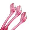 LOSA Set Of 3PCS Stainless Steel Eyebrow Lips Trimmer Shaper Hair Remover Beauty Tool Cosmetic Supplies Pink view 3