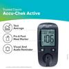 Accu-Chek Active Blood Glucose Glucometer Kit with Vial of 10 Strips, 10 Lancets and a Lancing device FREE view 3
