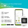 Accu-Chek Instant Blood Glucose Glucometer Kit with Vial of 10 Strips, 10 Lancets and a Lancing device FREE, White view 2