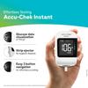 Accu-Chek Instant Blood Glucose Glucometer Kit with Vial of 10 Strips, 10 Lancets and a Lancing device FREE, White view 3
