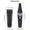 Silicone Razor Case Soft Razor Travel Case Portable Razor Case Razor Protective Case Safety Waterproof Razor Cover Compatible with Most Manual Razor with 2 Cleaning Brushes (1pcs) view 2
