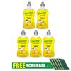 Doctor Clean Lemon Liquid Dishwash Gel, Scratch-Free, Easy Rinse, Non-Harming, Cuts Grease (Pack of 5, 500ml Kitchen Liquid) view 2