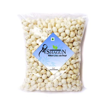  SHAGUN Handpicked Lotus Seeds Fox Nuts Premium Phool Makhana Pop/Gorgon Nut Puffed Kernels (250 Gram)