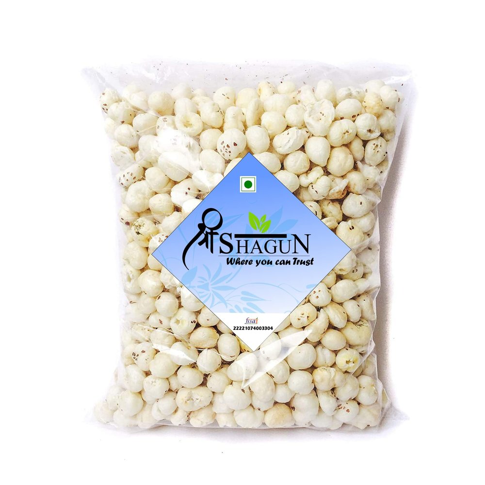  SHAGUN Handpicked Lotus Seeds Fox Nuts Premium Phool Makhana Pop/Gorgon Nut Puffed Kernels (250 Gram)