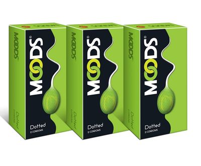 Moods Supreme Dotted Condom 12's (Pack of 3)