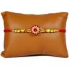 Midiron Rakhi gift for Brother| Rakhi with Roasted Spicy Watermelon Seeds Gift Set | Rakhi combo pack for Bhaiya | Rakhi with Roasted Spicy Watermelon Seeds Pack, Roli and Greeting Card Gift Set view 2