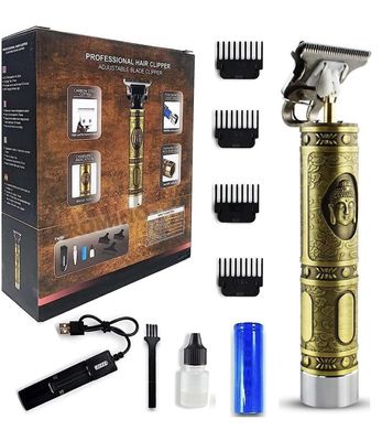 EndZone | Buddha Smart Beard Trimmer - Power adapt technology for Face, Head and Body Men & Women trimming||120 min run time with Quick Charge (Gold)