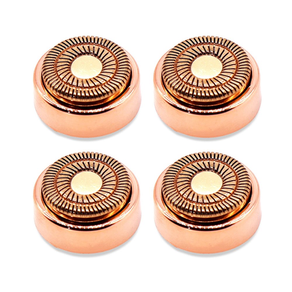 MOFIT Facial Hair Remover Replacement Heads, For Flawless Finishing Touch Facial Hair Removal Tool For Women As Seen On Tv, 4 Count