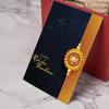 DeoDap (K1_261_CB32) Multicolor Hanuman Rakhi Combo with Effete Chocolate Beats 32gm, Silver Color Pooja Coin, Roli Chawal & Greeting Card | Occasion | Rakhi for brother with gift | chocolate gift pack |rakhi with Chocolate Gift Hemper | Bracelets fo view 4