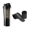 Cool Indians Sports Combo Pack of Gym Shaker Bottle with Wrist Support Band for Gym & Fitness Kit 500 ml Shaker (Gym Shaker + Wrist Support Band Black view 1