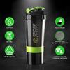 COOL INDIANS Sports Combo Pack of Gym Shaker Bottle with Wrist Support Band For Gym & Fitness Kit 500 ml Shaker (Gym shaker + Wrist support band) Green view 2