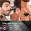 PHILIPS Multi Grooming Kit Mg3710/65, 9-In-1 (New Model), Face, Head And Body - All-In-One Trimmer & Bg1025/15 Showerproof Body Groomer Electric Shaver For Men view 4
