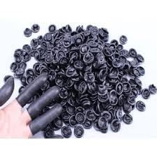 Anti Static ESD Safe Finger cot Pack of 1000 pcs (Black)