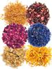 A D Food & Herbs Combo of Dried Marigold/Rose/Hibiscus/Blue Corn/Chamomile/Calendula Flower Petals Aromatic Edible for Homemade Lattes, Tea Blends, Bath Salts, Gifts, Crafts each pack (200 Gms) view 1
