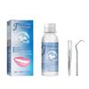 Temporary Tooth Repair Kits,Dental Repair Denture Repair Beads,Tweezers,Dental Pick,Dental Tools for Temporary Fixing Filling Missing Broken Tooth Moldable Fake Teeth view 1