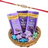 SFU E Com Cadbury Gift Combo|Designer 5 Diamond Rakhi Chocolate for Bother | Roli, Chawal, Chandan, Misri | 55 view 1