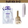 Alpha Basics 5pcs Male Urinal External Catcher (30mm L) with 2 Urine Night Bag (2+5 Kit), White view 3