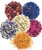 A D Food & Herbs Combo of Dried Jasmine/Butterfly Pea/Marigold/Rose/Hibiscus/Blue Corn Flower Petals Aromatic Edible for Homemade Lattes,Tea Blends,Bath Salts,each pack (200 Gms) view 1
