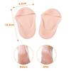 Anti Heel Silicone Heel Anti Crack Vented Moisturizing Silicone Gel Heel Socks for Swelling, Pain Relief, Foot Care Ankle Support Pad Silicon Heel Pad For Men & Women(Length Full| Free Size| 4 Pair) view 2