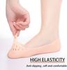 Anti Heel Silicone Heel Anti Crack Vented Moisturizing Silicone Gel Heel Socks for Swelling, Pain Relief, Foot Care Ankle Support Pad Silicon Heel Pad For Men & Women(Length Full| Free Size| 4 Pair) view 3