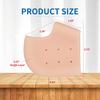 Anti Heel Silicone Heel Anti Crack Vented Moisturizing Silicone Gel Heel Socks for Swelling, Pain Relief, Foot Care Ankle Support Pad Silicon Heel Pad For Men & Women(Length Half| Free Size| 8 Pair) view 2