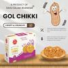 SAHU GAJAK BHANDAR Peanut Chikki Gol Gajak 500g | Peanuts Chikki Jaggery | Gol Gachak | Groundnut Chikki | No Added Preservatives | Made with Cow Ghee | Traditional Indian Sweets view 3