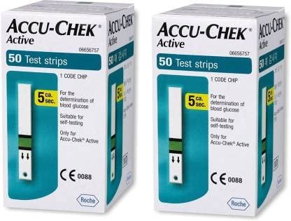 Accu-Chek Active Strips (Active 50 (Pack of 2))