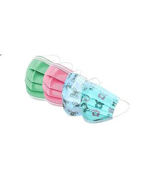 Mango People Surgical Mask Pack containing surgical masks 3 layer 100 pieces/pack of 100 / pack of 50 / black surgical mask pack of 100 & 200 - surgical mask for kids MPK-3PLY-GR,YL,Pr.GR,Pr.WH
