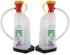 K T I Safety Emergency Eyewash Bottle Kit for Personal Portable, Wall Mountable Eye Wash Bottle, Standard, White | Bottle Refill 500 ML (Pack of 2) view 2