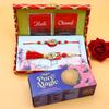 Jaipur Ace Bhaiya Bhabhi Rakhi, Chocolate,Decorative Cash Box Combo Pack, RakshaBandhan Rakhi Gift Hamper Shagun Envelop for Brother/Bro with Tilak Set Roli kumkum (Style 3) view 1