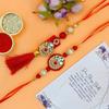 Jaipur Ace Bhaiya Bhabhi Rakhi, Chocolate,Decorative Cash Box Combo Pack, RakshaBandhan Rakhi Gift Hamper Shagun Envelop for Brother/Bro with Tilak Set Roli kumkum (Style 3) view 2