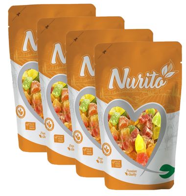 Nurito chocodip Flavoured Mix Fruit -1kg (4*250g)