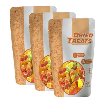 Dried Treats chocodip Flavoured Mix Fruit -750g (3*250g)