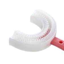 Baby Oral Care Children's U-shaped Toothbrush U-shaped Soft Bristles Mouth Toothbrush
