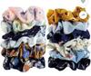 DEEGLO Printed Soft fabric Scrunchies Set for Women and Girls Anti Hair Breakage Scrunchies (Pack of 12) view 1