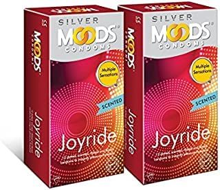 Moods Silver Joyride Condoms 12's (Pack of 2)