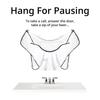 Beard Hair Clippings Catcher Shaving&Trimming Grooming Accessories Non-Stick Beard Cape Grooming Cloth, Waterproof with 2 Suction Cups, Best Gifts for Modern Men-Black/white Multicolor view 2