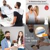 Beard Hair Clippings Catcher Shaving&Trimming Grooming Accessories Non-Stick Beard Cape Grooming Cloth, Waterproof with 2 Suction Cups, Best Gifts for Modern Men-Black/white Multicolor view 4