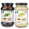 INDIGENOUS HONEY Nmr tested Raw Ajwain Unprocessed Natural Pure Honey with Nmr tested Raw Crystalized Honey combo pack view 1