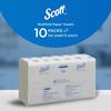 Kimberly-Clark Scott Multifold Paper Towels(M Fold),10 Packs,150 Pulls/Pack,Recycled Fiber(Total 1,500 Sheets)(60053) view 2