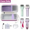 Case Compatible with Panasonic ES2207P/ ES2216PC/ ES2291D Electric Shaver for Women Cordless 3 Blade Razor Pop-Up Trimmer Close Curves. Ladies Shave Razors Holder Fits for Charger -Purple (Box Only) view 2