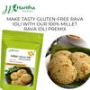Haritha Foods Millet Rava Idli Premix | Rich in Fiber, Protein & Essential Nutrients | Made with Natural Ingredients | No Additives or Preservatives | Instant Idli Mix | 500g (Pack of 2) view 4