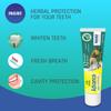 Jagat Devsutra Dr. Trusted Ayurvedic Herbal Advanced Toothpaste for Teeth Whitening - 100% Natural Formula with 32 Ayurvedic Herbs, No Fluoride & Artificial Colours - Pack of 3 (125g x 3) view 3