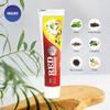 Jagat Devsutra Dr. Trusted Ayurvedic HERBAL Red Toothpaste for Teeth Whitening & Cold Breath - 100% Natural Formula, No Fluoride & Artificial Colours - Pack of 2 (125g x 2) view 2