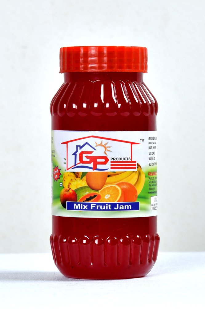 Gharkul Pickles Homemade Mix Fruit Jam 500gm Pack of 2