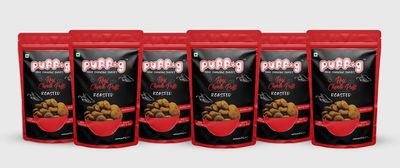 puff-g Combo Pack Of 6 Roasted Puffed Gluten Free & Healthy Premium Snacks(Ragi Chipotle)