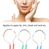 3Pcs Facial Hair Remover, Portable Stainless Steel Spring Threading Epilator for Women Chin Cheek Mustache Upper Lip Neck, Effective Quick Facial Hair Removal, Manual Face Beauty Tool view 4
