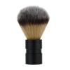 Irovami 1pc Men's Nylon Shaving Brush Metal Aluminium Oxide Handle Sets Male Beard & Face Cleaning Tool Black view 1