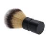 Irovami 1pc Men's Nylon Shaving Brush Metal Aluminium Oxide Handle Sets Male Beard & Face Cleaning Tool Black view 2